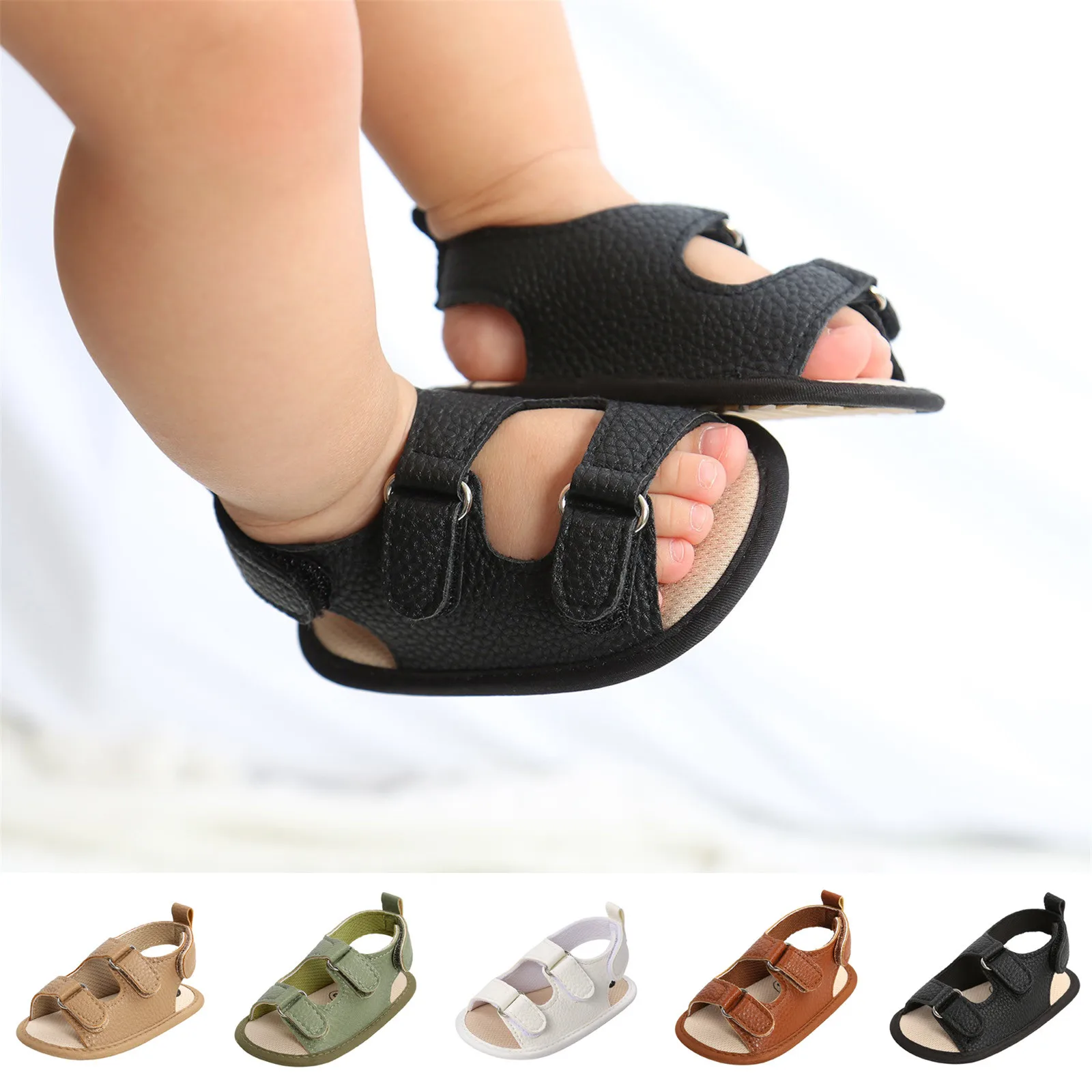 

Baby Summer Shoes Sandals For Baby Boy Summer Outdoor Anti-slip Rubber Sandals Newborn Infant Toddler Baby Girl Walk Shoes