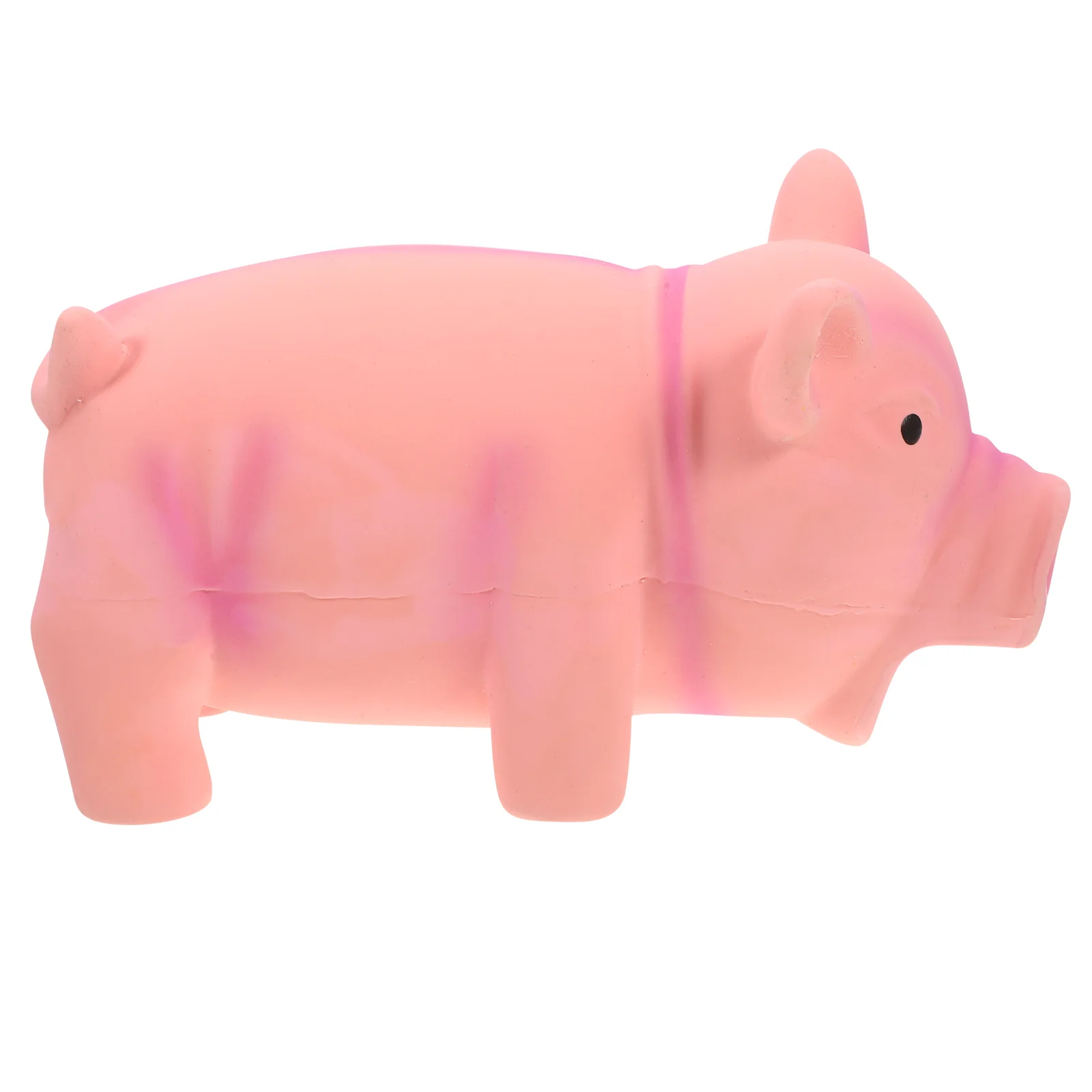 

Dog Chewing Toy Dog Teeth Grinding Toy Pig Shaped Squeaky Teething Plaything