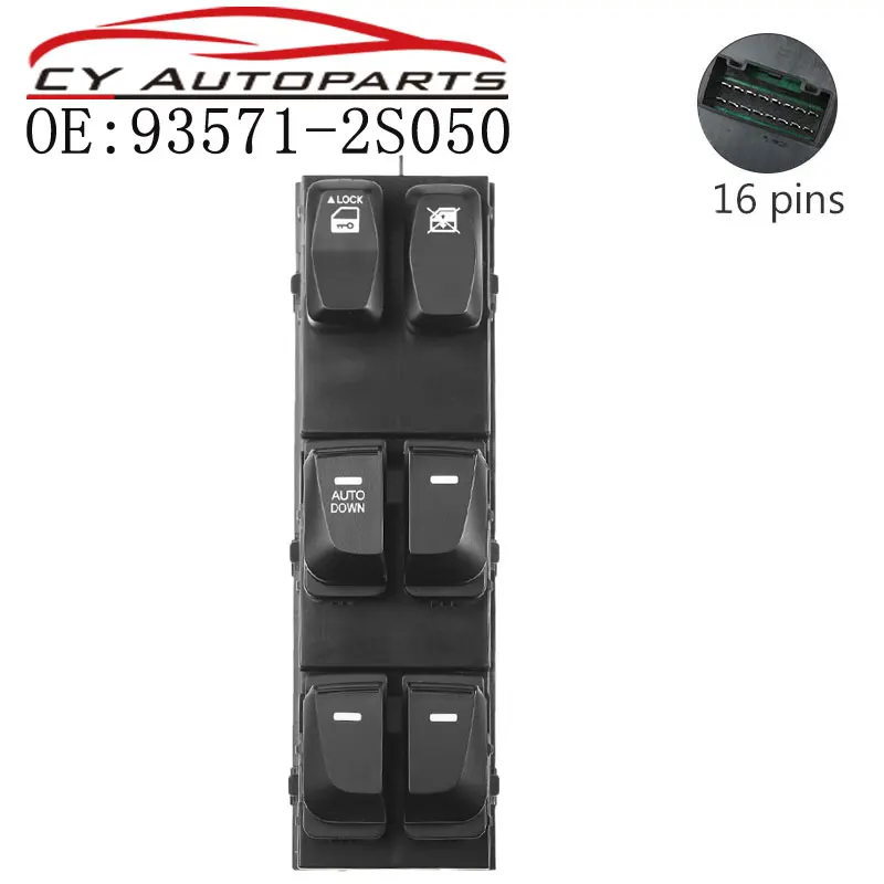 

93571-2S050 935712S050 новый передний левый автомобильный переключатель двери привода питания окна для Hyundai Tucson 2010-2015