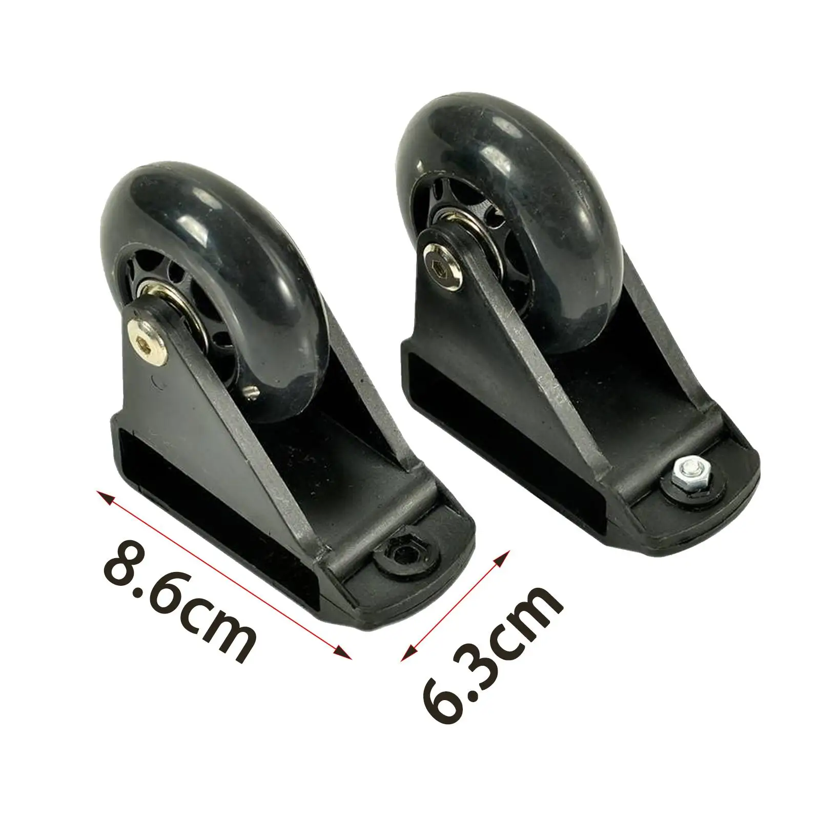 2Pcs Ladder Leveling Casters Cart Accessories Replacement Pulley Heavy Duty