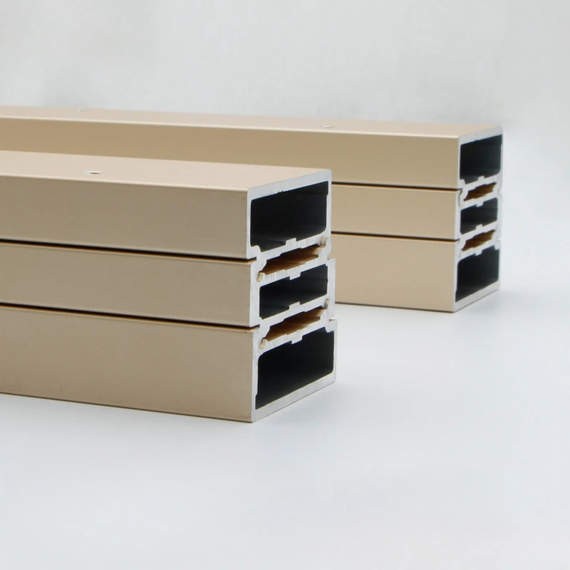 Dining Table Slide Rail All Aluminum Alloy Telescopic Translation Side-mounted Pull-out Extension Hidden Bay Window Guide Rail