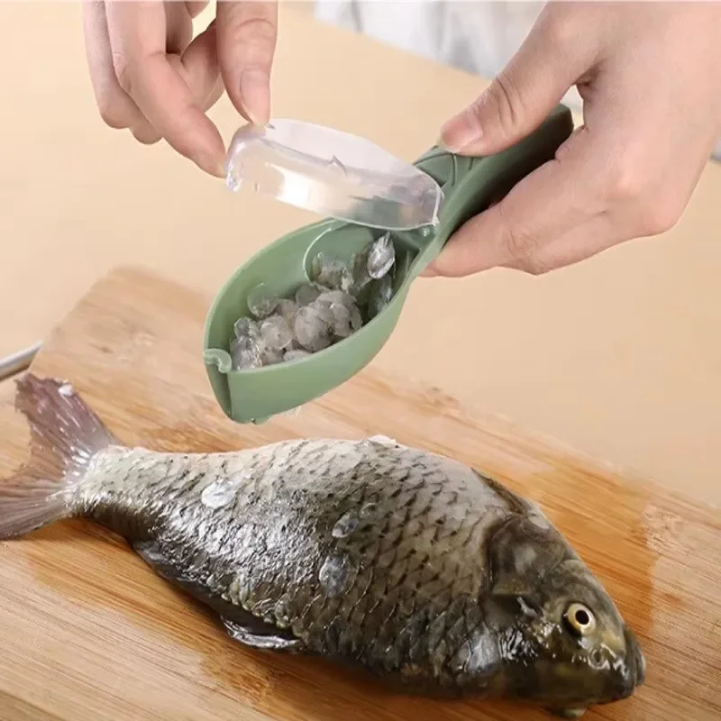 Fish Scale Planing And Scraping Tool With Lid