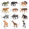 12 Simulated Prehistoric Animal Models Of Ancient Hominids Giant Rhinoceros Mammoths Multiple Children'S Decorative Toys 6