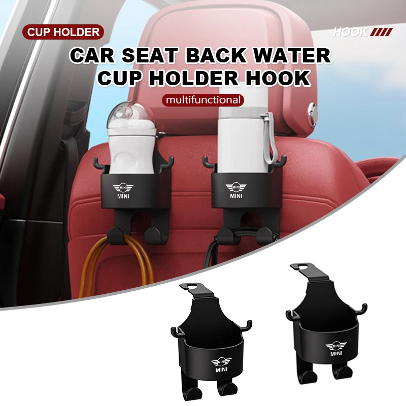 Universal Abs Car Seat Water Cup Holder Scatola Di Immagazzinaggio Della Sospensione Per Mini Cooper R53 R52 R50 One Jcw Clubman Countryman Works