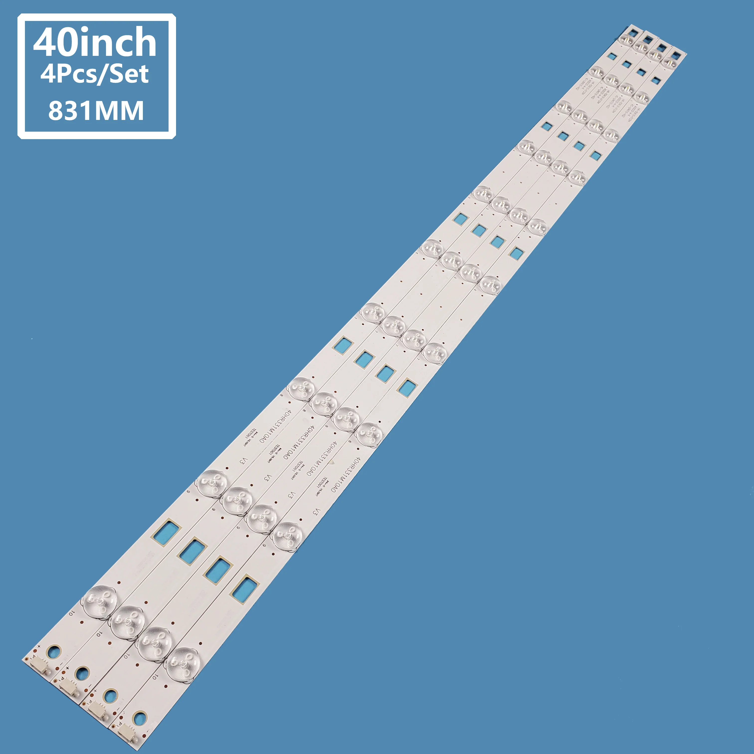 4Pcs/set Smart TV LED Backlight Bar Strip 40HR331M10A0 V3 for TCL 40inch L40F3700A L40F2890A LVF400NDA Accessories Repair