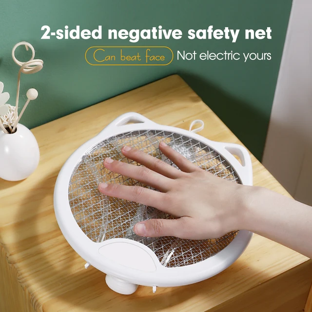 Elektromos Légy Swatter Racket Bug Zapper 3000 V Szúnyoggyilkos Beltéri Kültéri Fénycsapda Összecsukható Újratölthető Kézi Hordozható - Image 3