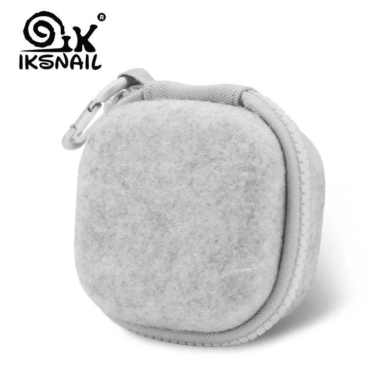 IKSNAIL Unique Earphone Accessories Earphone Case Bag Headphones Charger USB Portable Storage Case Bag Box Headset Accessories