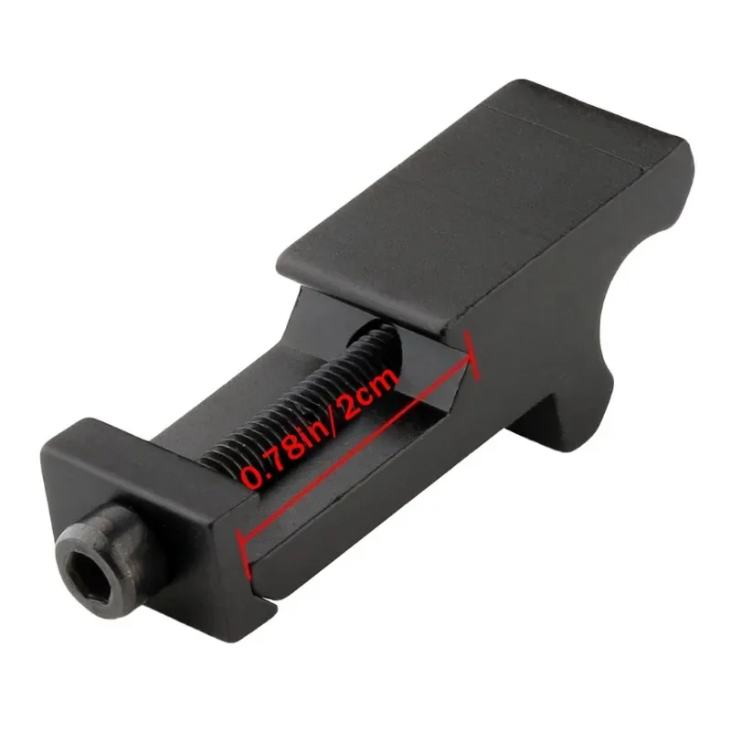 Picatinny Rail Accessories 45 Degree Angle Offset Side Adapter RTS 20mm Flashlight