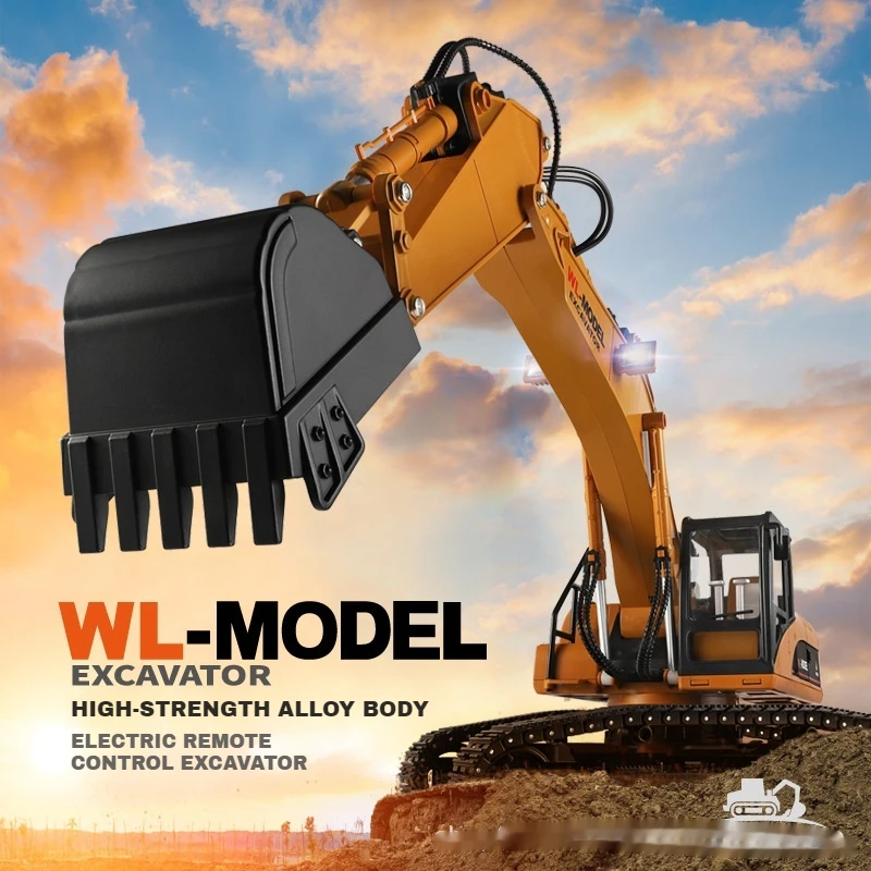 WL 16800 RC Excavator 1:16 Electric RC Engineering Vehicle Soil