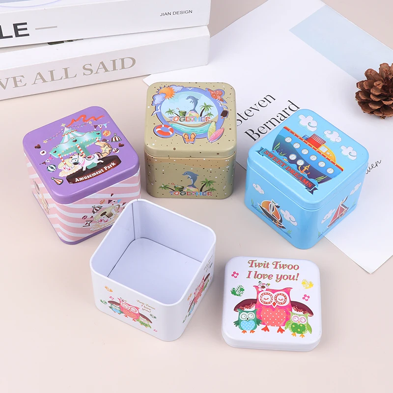 Square Mini Clear Plastic Storage Containers Box Case Sundries Organizer  Case With Lid For Pills, Herbs,Tiny Beads 7.4x7.4x2.5cm - AliExpress