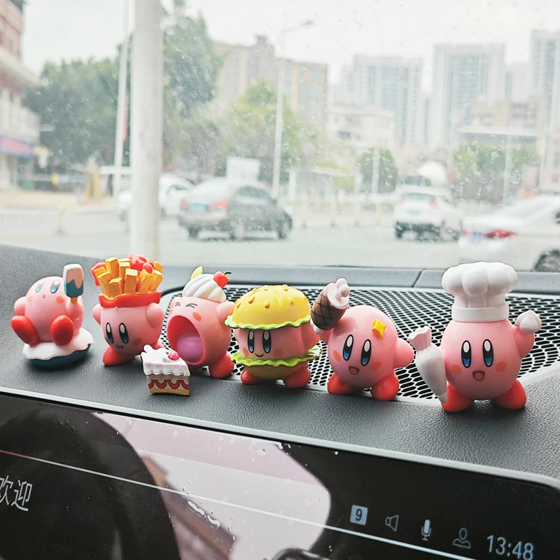 Car interior center console cute cartoon food star Kabi decorative accessories