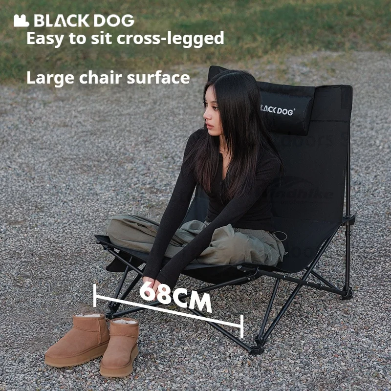 Naturehike BLACKDOG Camping Chair With Pillow Lounge Office
