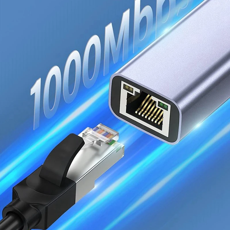 

Сетевой адаптер USB к RJ45, 1000 Мбит/с