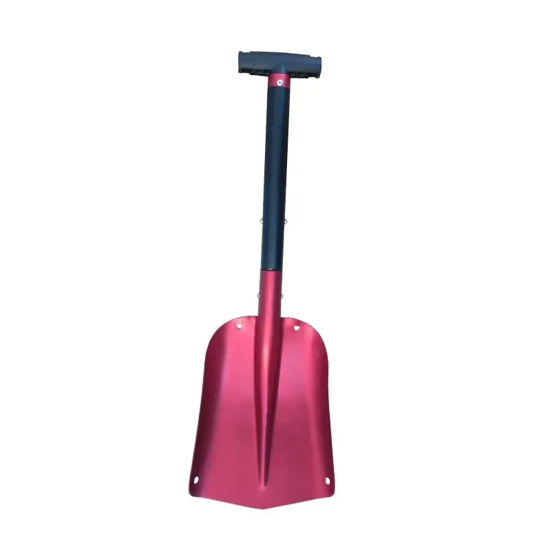 Foldable Auto Emergency Snow Shovel with Extendable Handle, Aluminum Lightweight Snow Shovel for Car,Outdoor Camping Ski,Garden 6