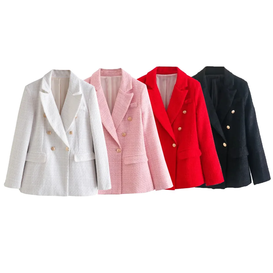 

Women's Tailoring Blazer Famous Brand Designer Luxury White Casual Long Coat Suits New In Outerwears Large Size Outdoor Clothes