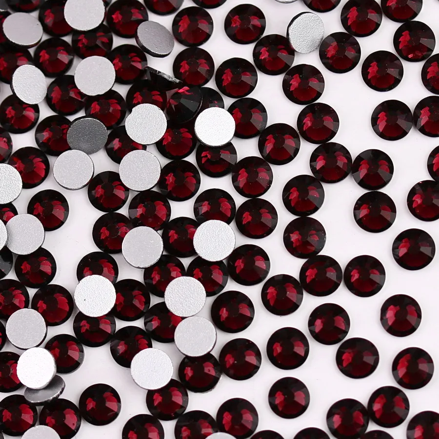 Elegant Assortment of Colorful Glass Crystal Flatback Rhinestones for DIY Nail Art and Crafts