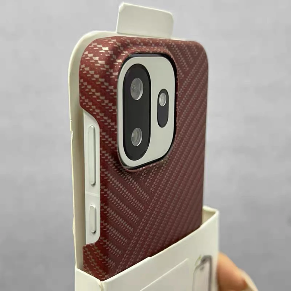 Ultra Thin Carbon Fibre Kevlar Pattern Half-Pack Rugged Armor Case Cover