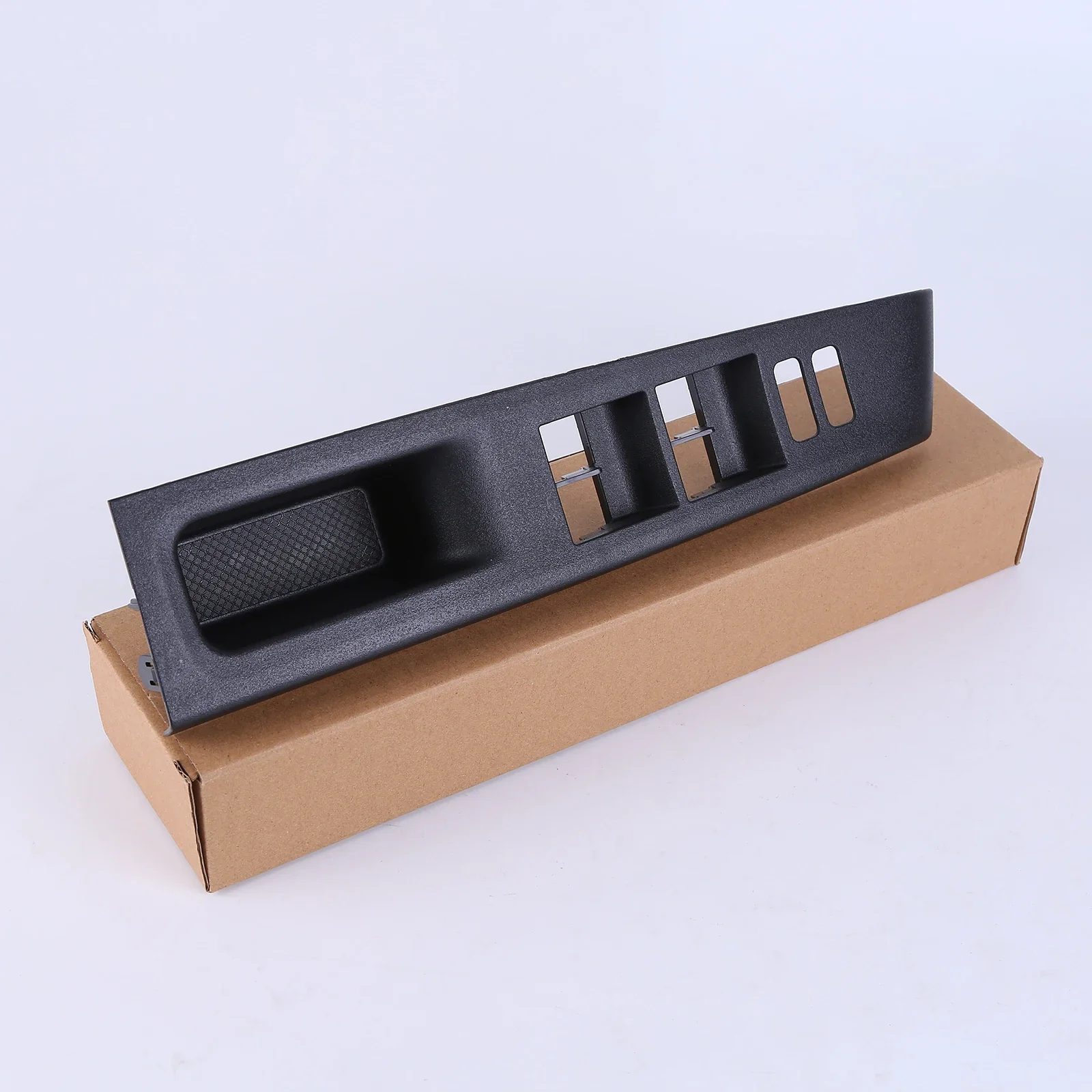 Black Plastic Window Switch Panel Trim for Front Left Door