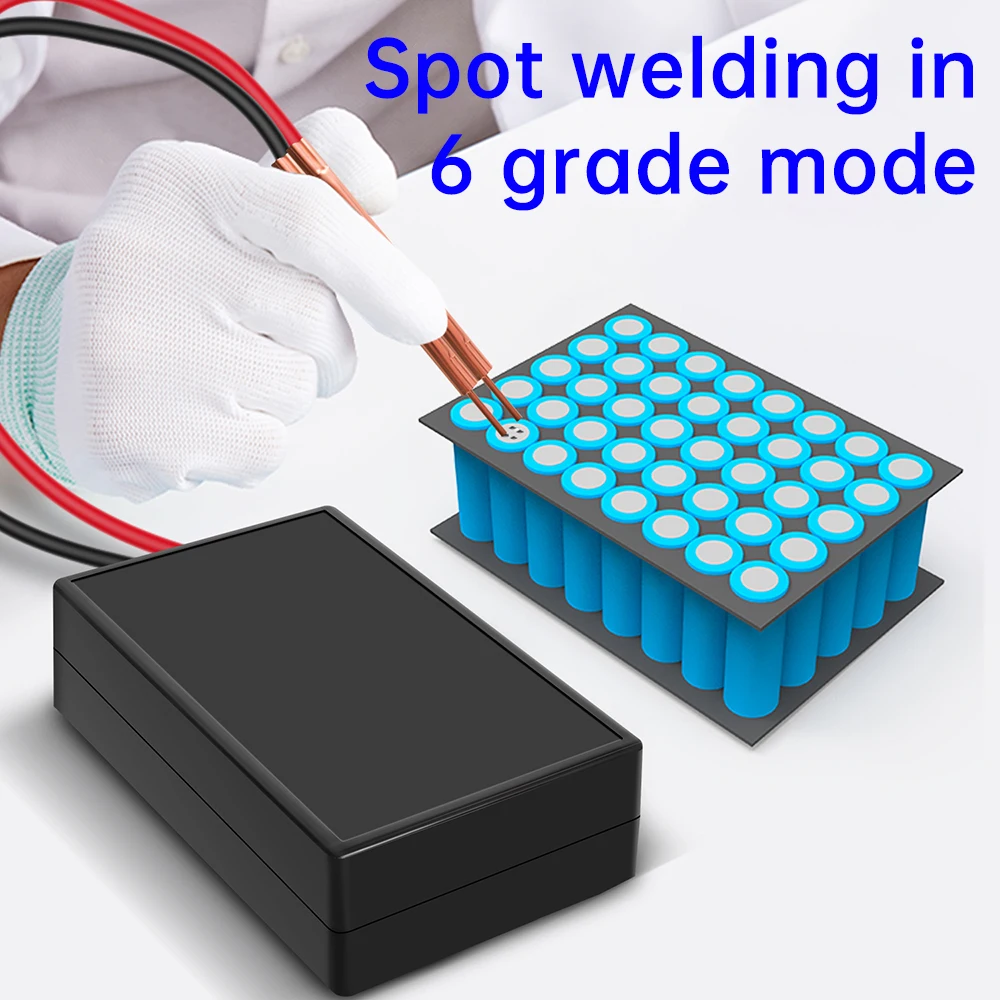 DIY Storage Mini Welder 5V 2A 6 Speed Adjustable 18650 Li-ion Battery Spot Welding Tool Kits Home Energy Small Portable Handhel 2