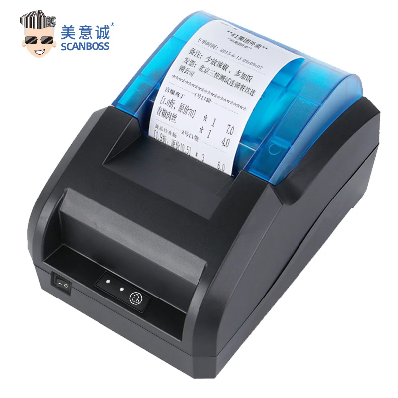 

Scanboss fully automatic order receiving, real person voice, Bluetooth delivery cloud printer, Meituan hungry Hungry 58mm therm