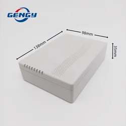 Compact Plastic Enclosure Case for DIY Electronics Projects, 138x98x35mm (138x98x35mm White)