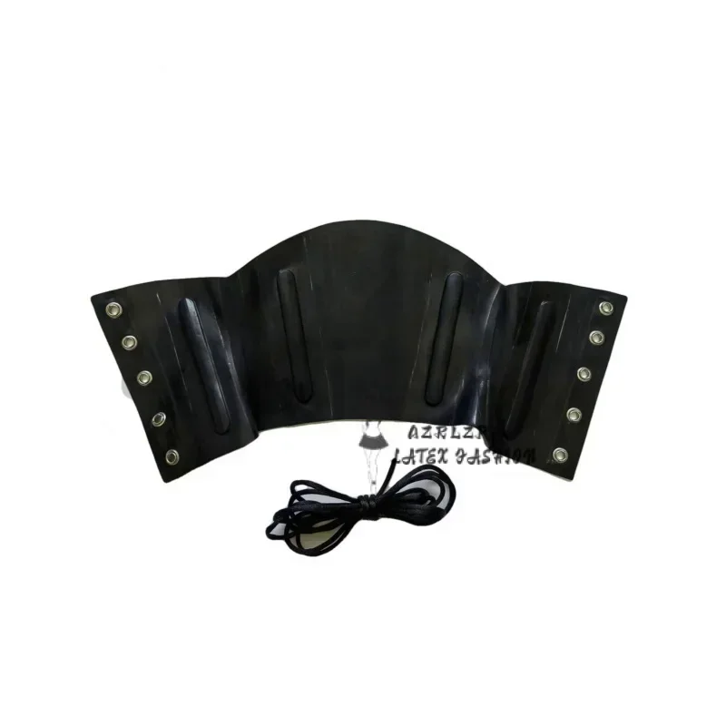 UnisexBlackLatexCollarRubberNeckCorsetCustom-AliExpress200000532