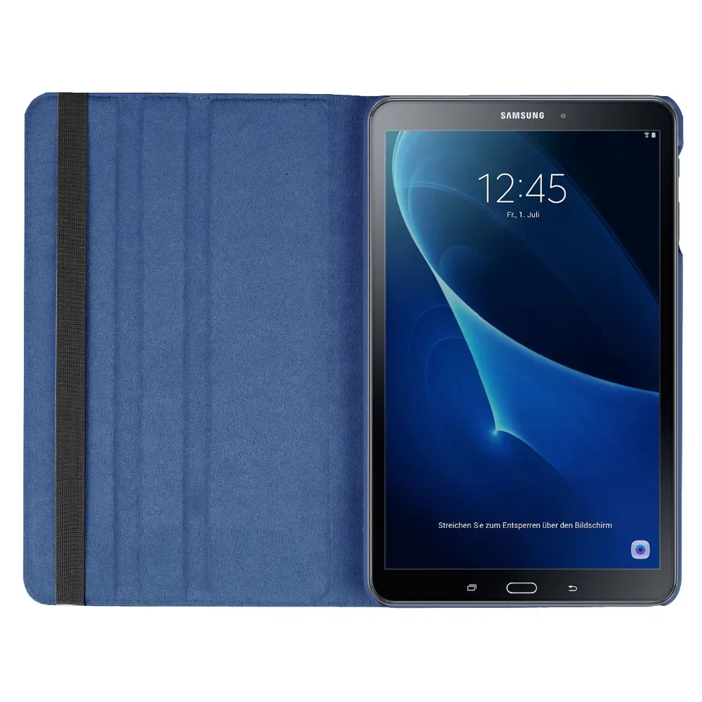 Tab A6 10.1 Case 360 Graden Roterende Folio Pu Leather Case Flip Cover Voor Samsung Galaxy Tab Een 6 10.1 t580 T585 10.1 