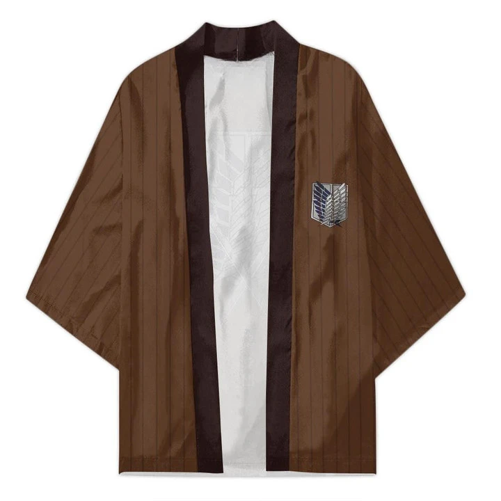 Byakuya Kuchiki Bleach Kimono Cardigans Ukiyo-e Kimono Cloak Loose Three-quarter Sleeve Cardigan Haori
