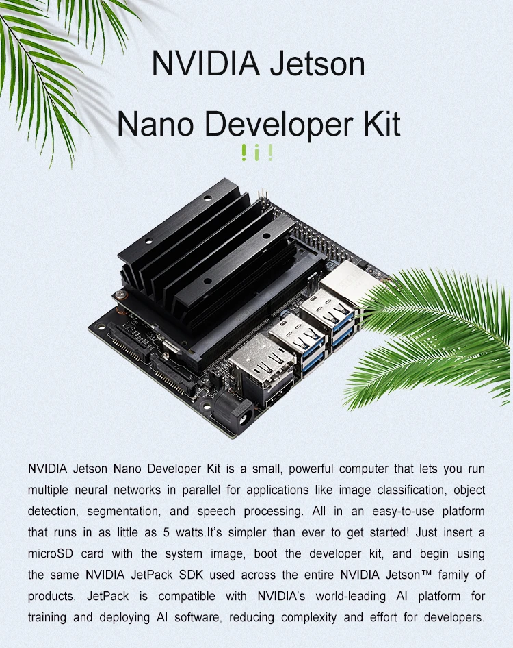 Jetson Nano 開発者キット A02, 4GBモデル Amazon.co.jp: GeeekPi Jetson Nanoケース（Jetson Nano B01