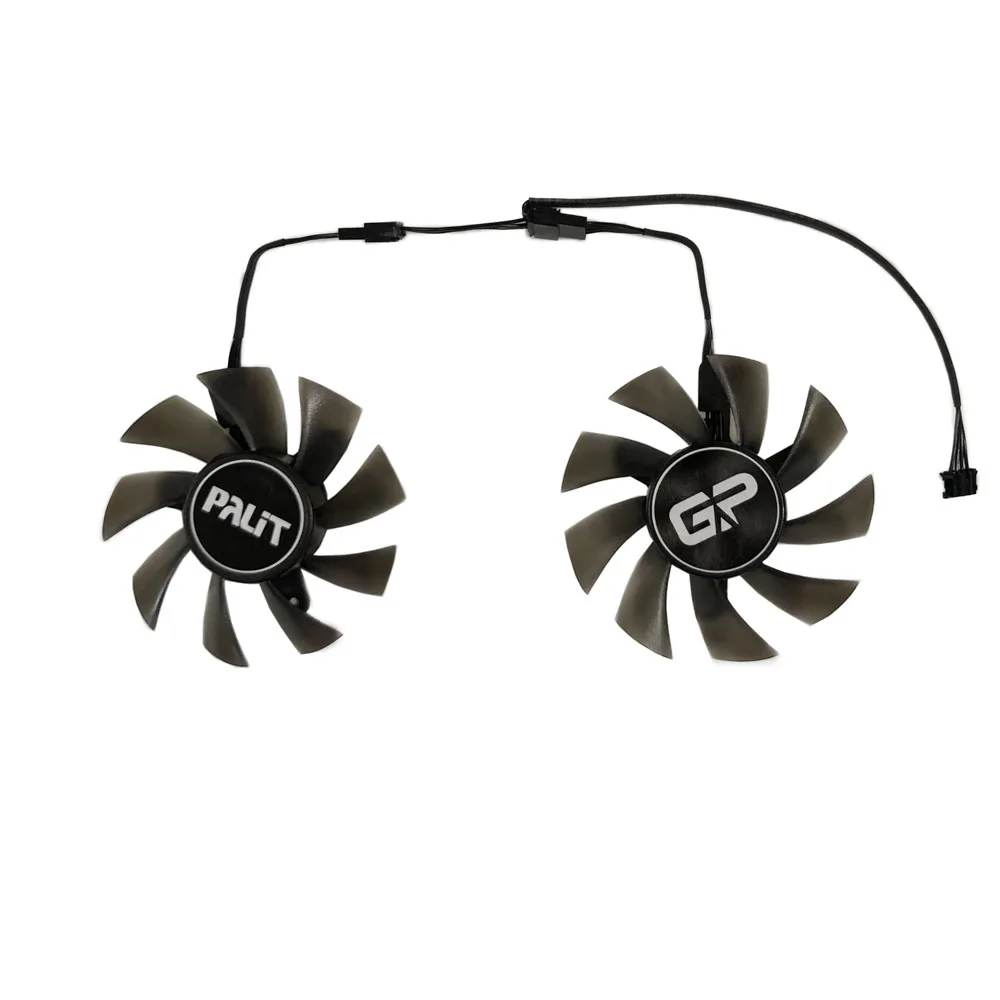 

2pcs/Set 80(75MM) DIY Graphics Card Fan,VGA Cooler,FD8015U12D,For Palit WinFast GTX 1650 GTX1650 SUPER GP OC
