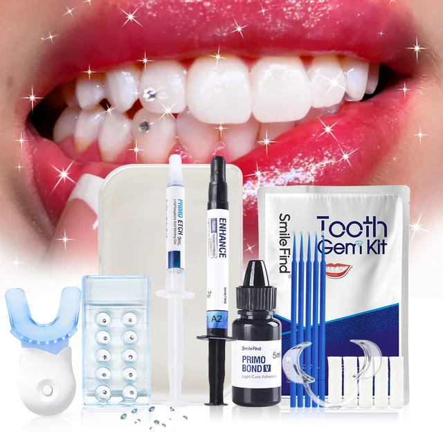 Tooth Gem Set Easy To Remove Beautiful White Tooth Jewelry Sturdy Reliable  Jewelry Bonding Gel Dental Cultural Product Glue Kit - AliExpress