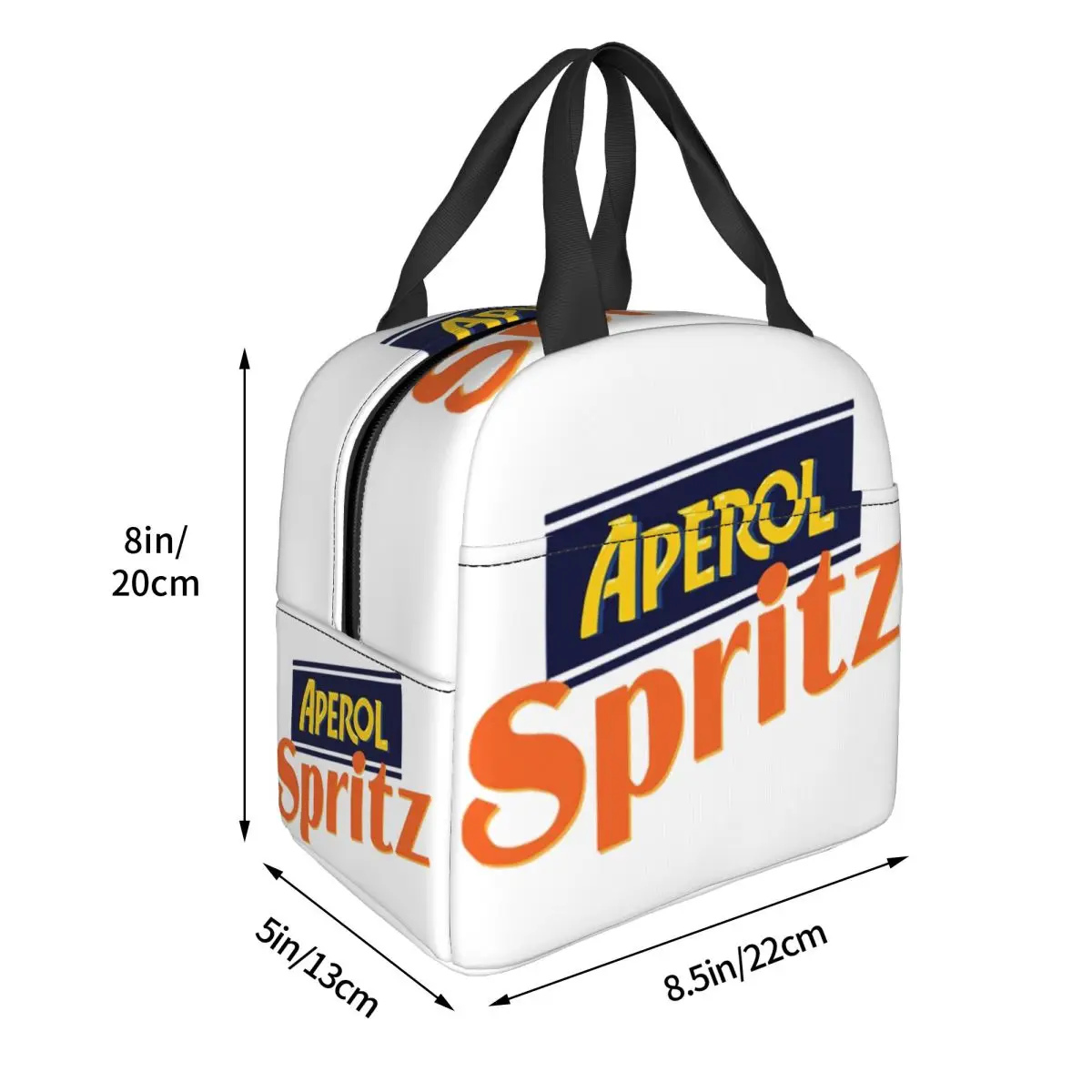 Aperol Spritz Lunch Bags Insulated Bento Box Lunch Tote Resuable Picnic Bags Thermal Bag for Woman Children Work 2