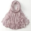 185*75 cm musulman Modal Hijab rayonne coton châles pour femmes mince plaine écharpe grande taille foulard islamique Turban bandeau