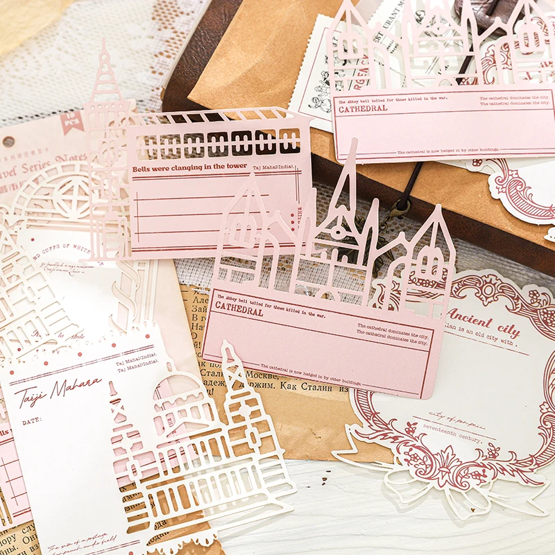 Journal GO 10pcs/lot Cut out Material Paper Travel around the World Junk Journal Scrapbooking Cards Retro Paper for Gift Card 5