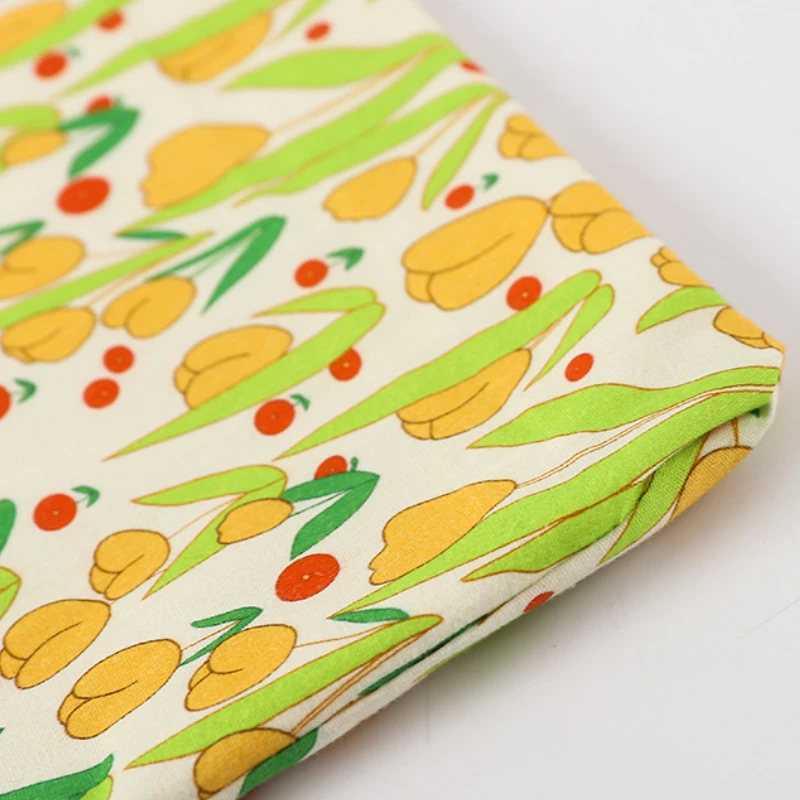 Summer New Fruit Printed Shoulder Bag Large Capacity Handbag Canvas Retro Square Casual Storage Bag Fashion Shopper All-match