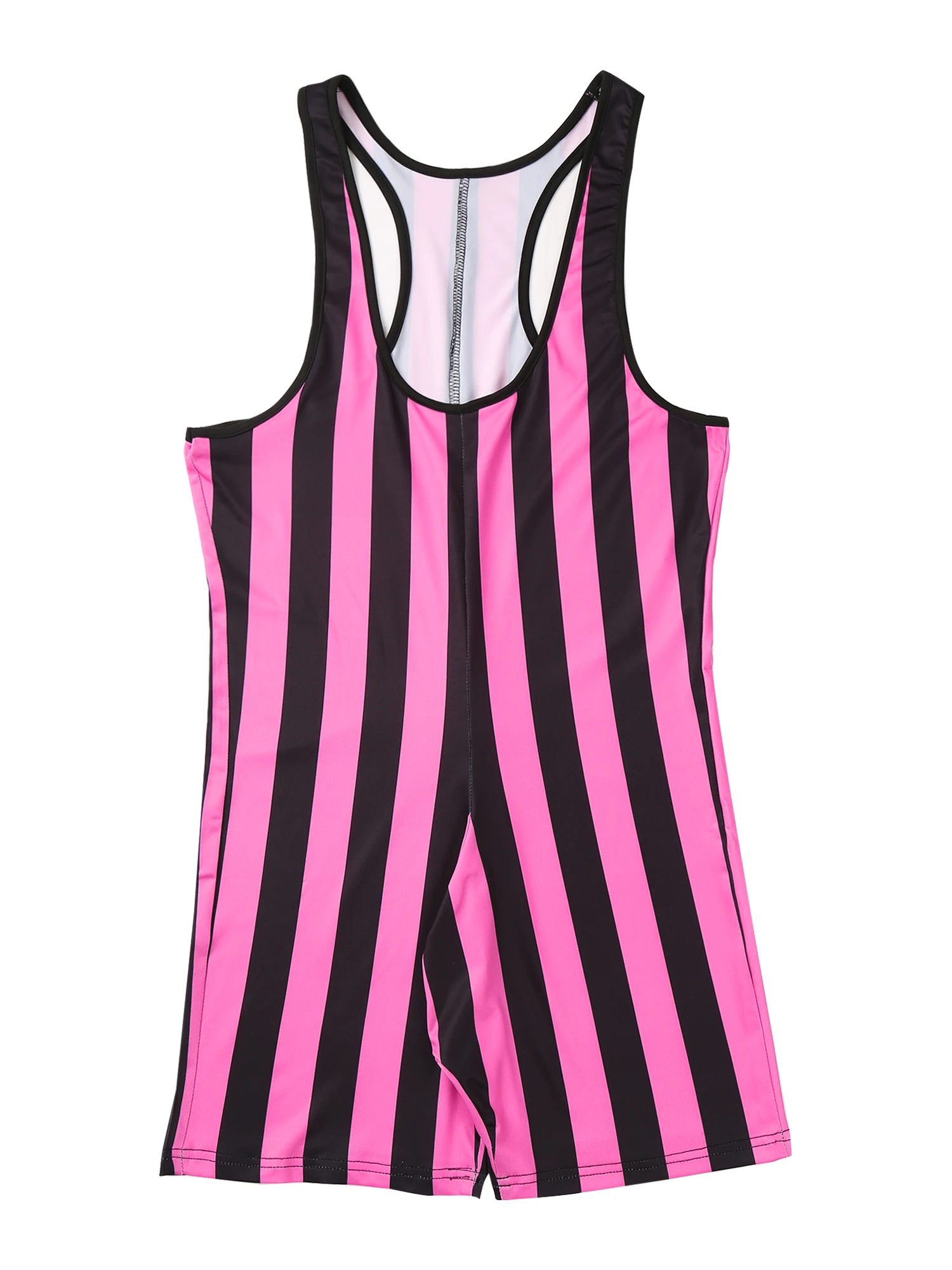 Men Water Sports Surfing Fitness Short Striped Jumpsuit Wrestling Singlet Slim Fit Boxer Shorts Rompers Bodybuilding Shapewear men swimsuit male swim rash guard sports jumpsuit pants