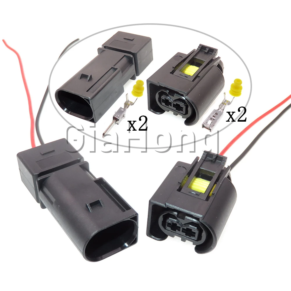 

1 Set 2 Ways Car Ignition Coil/ Shock Absorber Electric Cable Socket For VW BMW 50290937 9441292 09441261