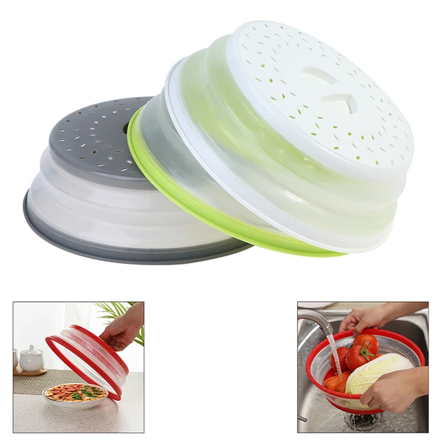 Collapsible Microwave Splatter Cover 