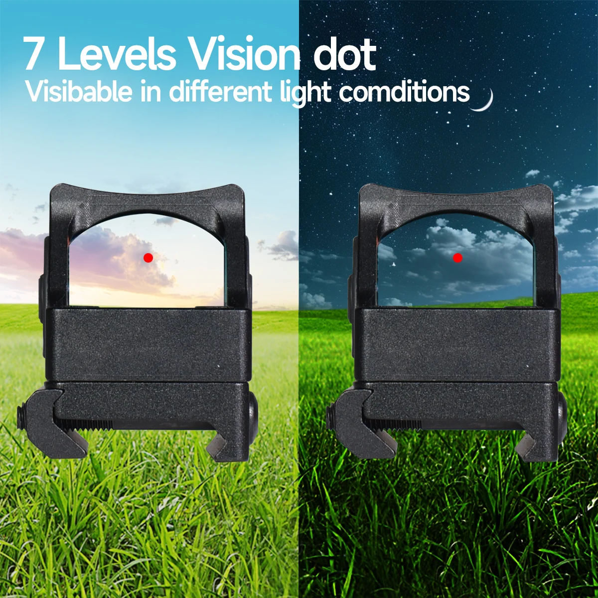 Red Dot Sight Collimator Glock Reflex Sight Airsoft Hunting Pistol Scope AR15 M4 Optics Mini Rifle Scope for 20mm Rail Mount