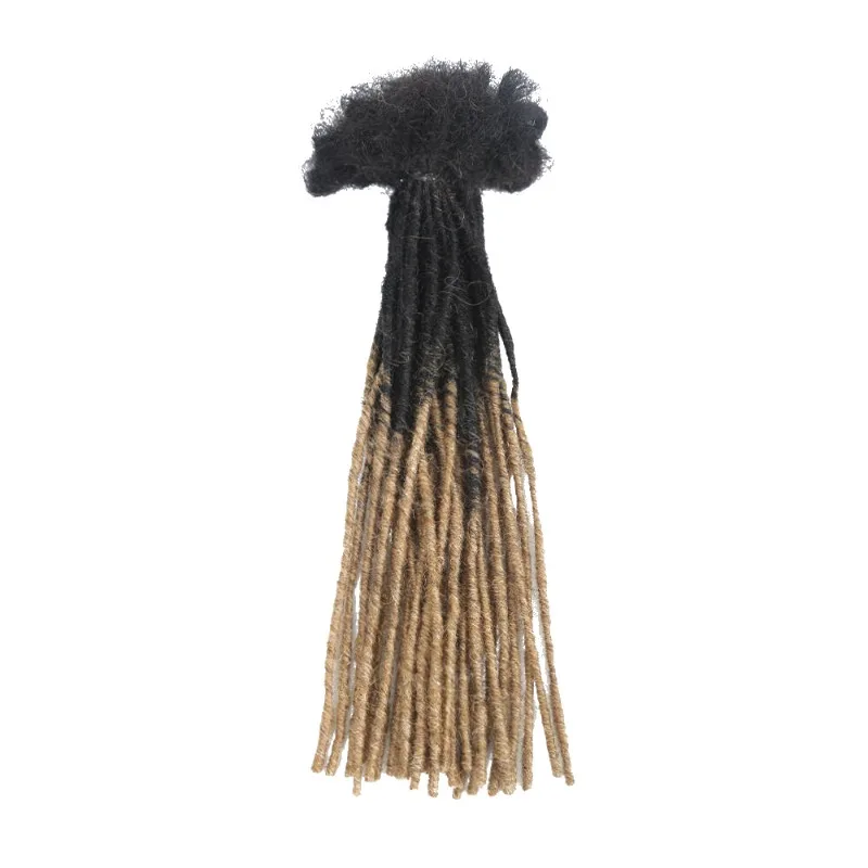 0.2cm locks Extensions Handmade Dreadlocks Human Hair Afro Dreadlocks Extensions Brazilian Real Human Hair For Women/Men 3