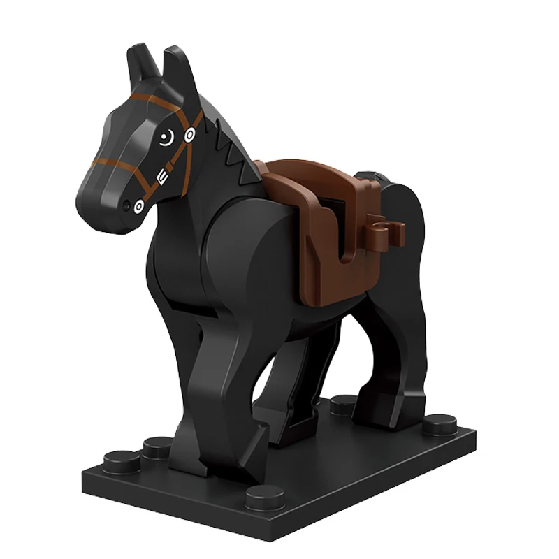 Medieval Animal Toy Building Block Set - Decorative Knight War Collection