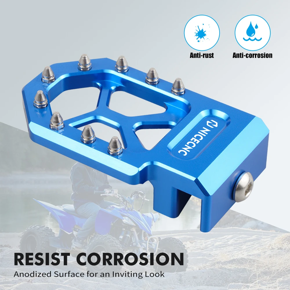 NICECNC Für YFZ450R Bremshebel Pedal Schritt Tipps Extender Für Yamaha YFZ450R 2009-2023 YFZ450 2017 YFZ450X 450 ATV 450R YFZ – Detail 5