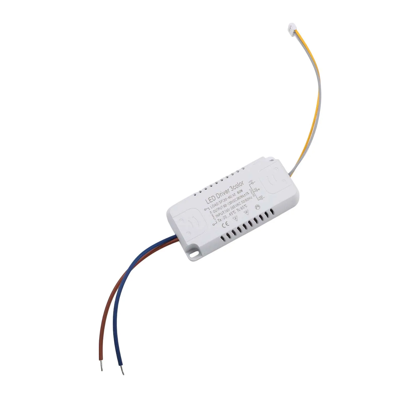 LED-Treiber, 3-Farben-Adapter, 8–24 W, 20–40 W, 30–50 W, 40–60 W, 50–70 W, für LED-Beleuchtung, nicht isolierender Transformator-Treiber-Ersatz – Detail 25