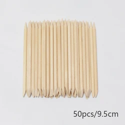 Premium Nail Cuticle and Manicure Wooden Sticks (50Pcs 9.5cm)
