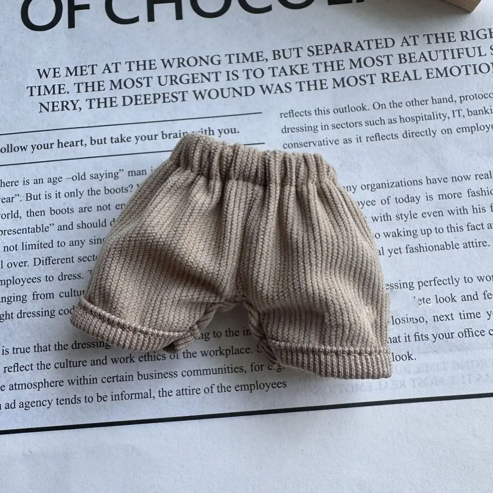 10cm Cotton Doll Fashion Jeans Shirt Pants Cotton Doll Trousers For Casual Wears Doll Clothes Accessories Kids Toys
