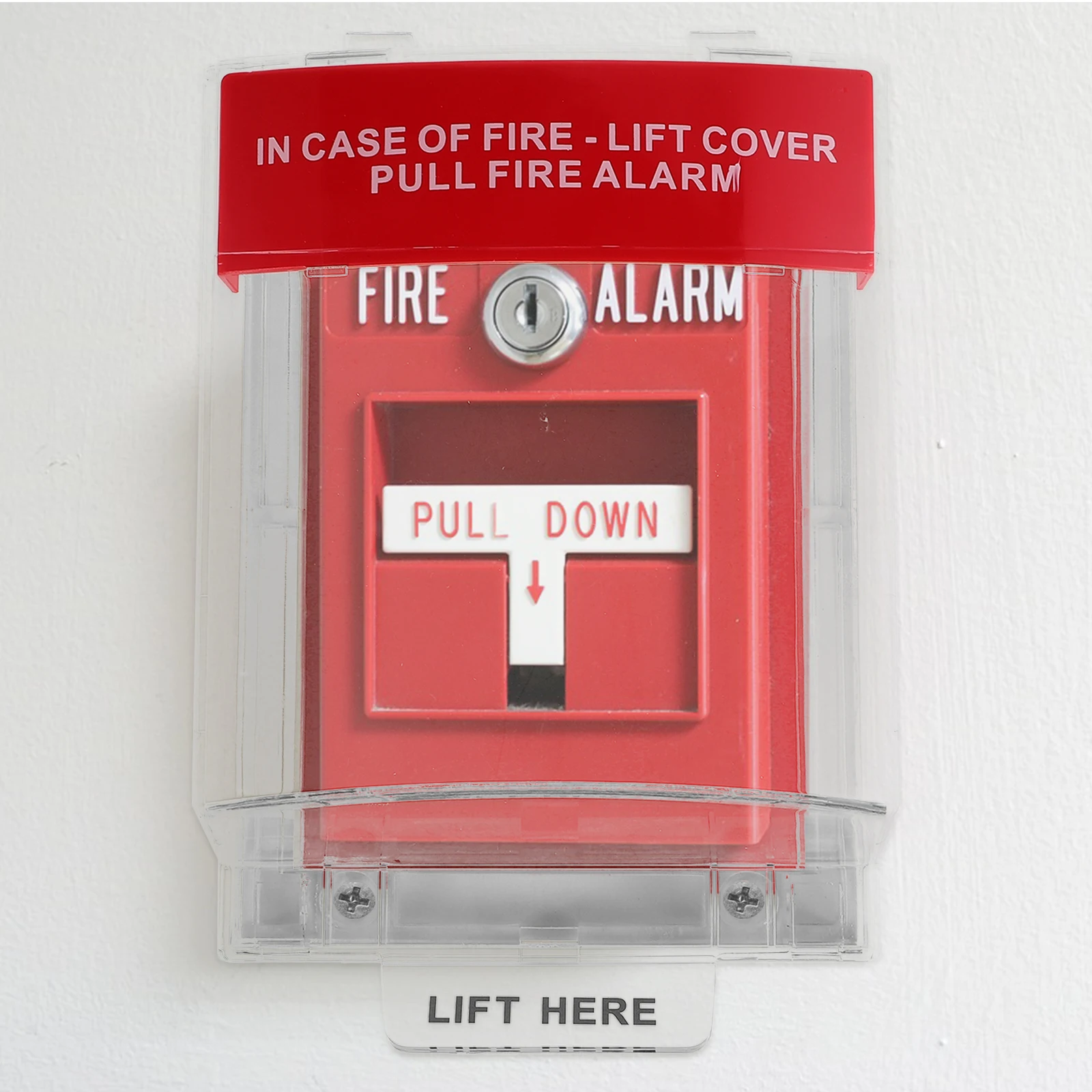 Protective Cover Fire Alarm Manual Call Point Full Coverage Guard Fire Pull Station Fireproof Material for Various Environments