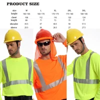Men's Hi Vis Long Sleeve Safety Shirt