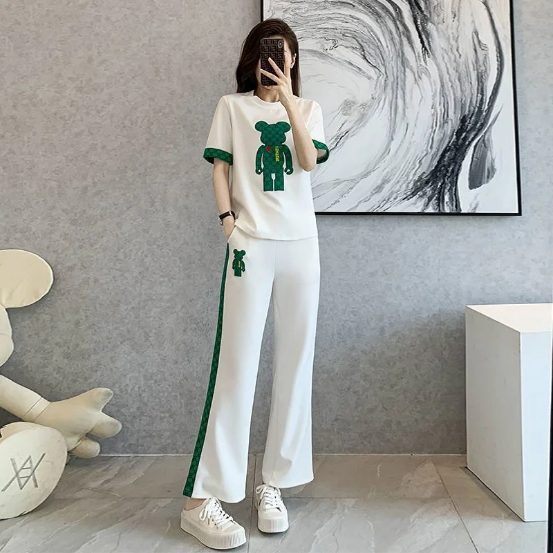 Womens Summer Sweat Shirt Sets  Summer Suits Sweat Suit Women - Women's  2023 Summer - Aliexpress