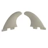 2 PCS Surf FIN F II G5 Side Fins High Quality Fiberglass Plastic Black/White/Jade Surfboard Surfing Fins 4