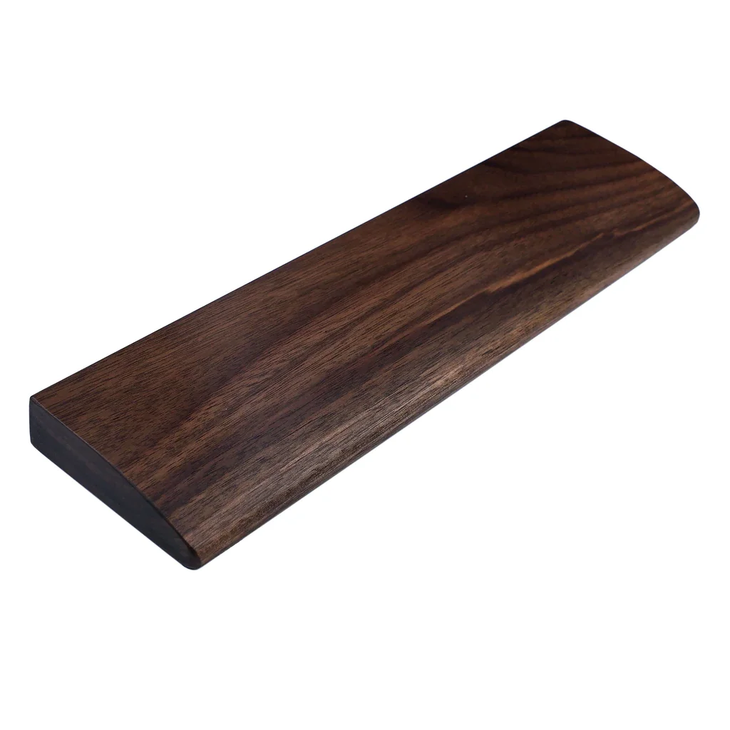 Walnut Wooden Wood Wrist Rests Ergonomics Typing Wrist Rubber Pad For 84 75 Ymd75 Kbd75